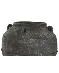 Vaso Home ESPRIT Marrone Ceramica 45 x 45 x 40 cm Vaso Home ESPRIT Marrone Ceramica 45 x 45 x 40 cm