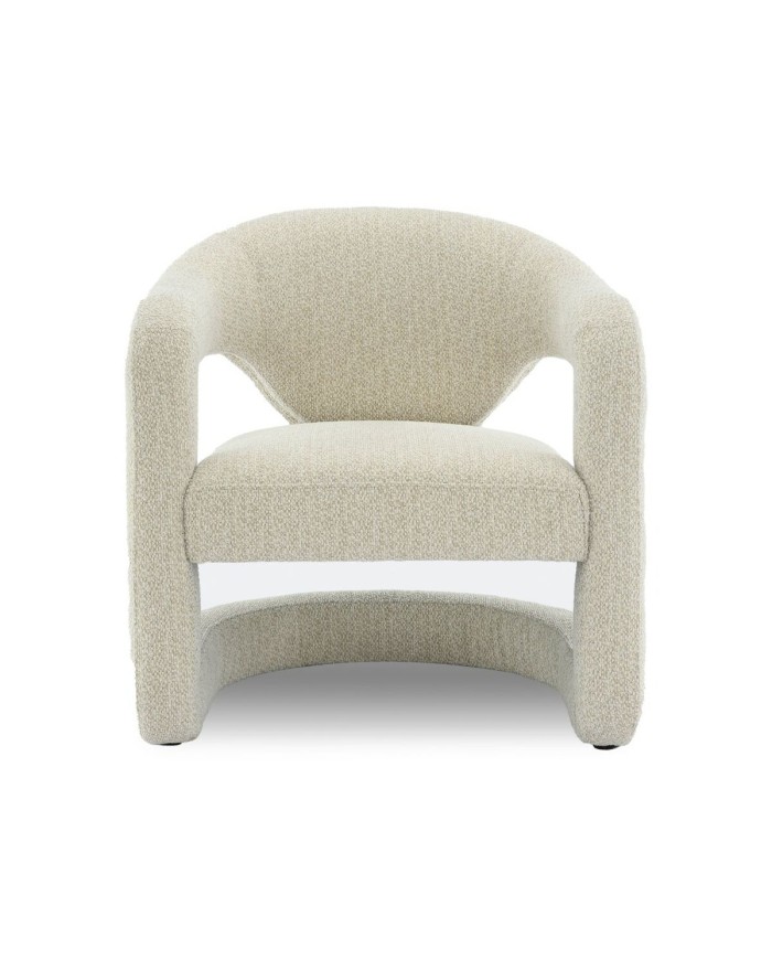 Poltrona Home ESPRIT Beige 66 x 65 x 82 cm