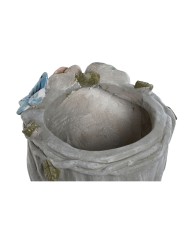 Vaso Home ESPRIT Multicolore Crema Magnesio chica 32 X 30 X 48 cm