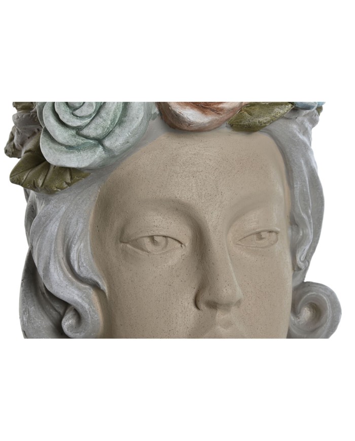 Vaso Home ESPRIT Multicolore Crema Magnesio chica 32 X 30 X 48 cm