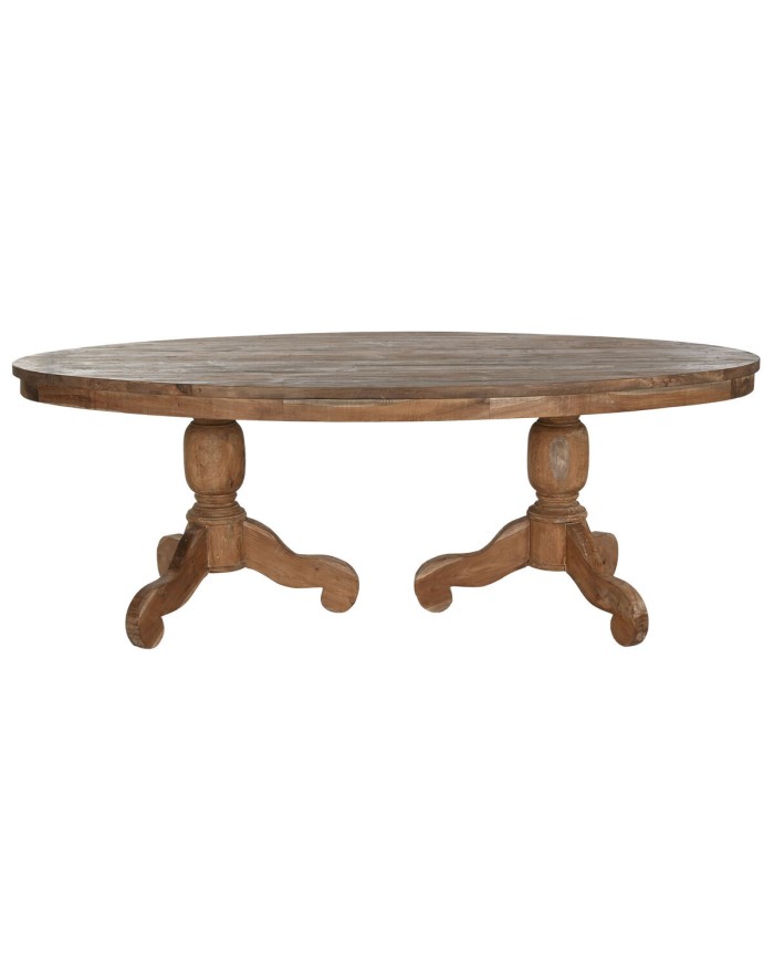 Tavolo da Pranzo Home ESPRIT Naturale teak 220 X 110 X 78 cm