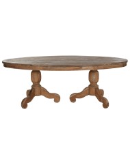 Tavolo da Pranzo Home ESPRIT Naturale teak 220 X 110 X 78 cm