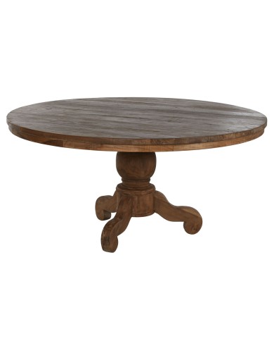 Tavolo da Pranzo Home ESPRIT Naturale teak 160 X 160 X 78 cm