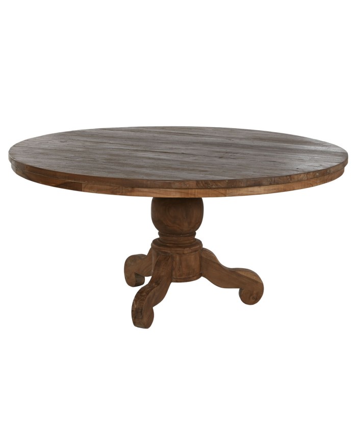 Tavolo da Pranzo Home ESPRIT Naturale teak 160 X 160 X 78 cm