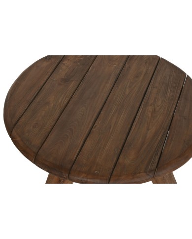 Set di 3 tavoli Home ESPRIT teak 80 x 80 x 43 cm