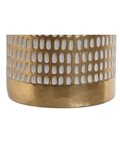Vaso Home ESPRIT Bianco Dorato Metallo Moderno 14,5 X 14,5 X 82 cm Vaso Home ESPRIT Bianco Dorato Metallo Moderno 14,5 X 14,5 X 82 cm