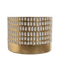 Vaso Home ESPRIT Bianco Dorato Metallo Moderno 14,5 x 14,5 x 55,5 cm Vaso Home ESPRIT Bianco Dorato Metallo Moderno 14,5 x 14,5 x 55,5 cm