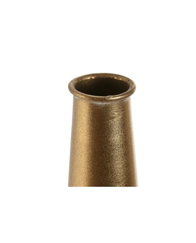 Vaso Home ESPRIT Bianco Dorato Metallo Moderno 14,5 x 14,5 x 55,5 cm Vaso Home ESPRIT Bianco Dorato Metallo Moderno 14,5 x 14,5 x 55,5 cm