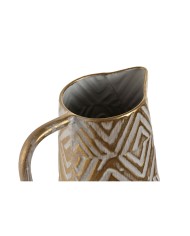 Vaso Home ESPRIT Bianco Dorato Metallo Moderno 19,5 X 19,5 X 53 cm Vaso Home ESPRIT Bianco Dorato Metallo Moderno 19,5 X 19,5 X 53 cm