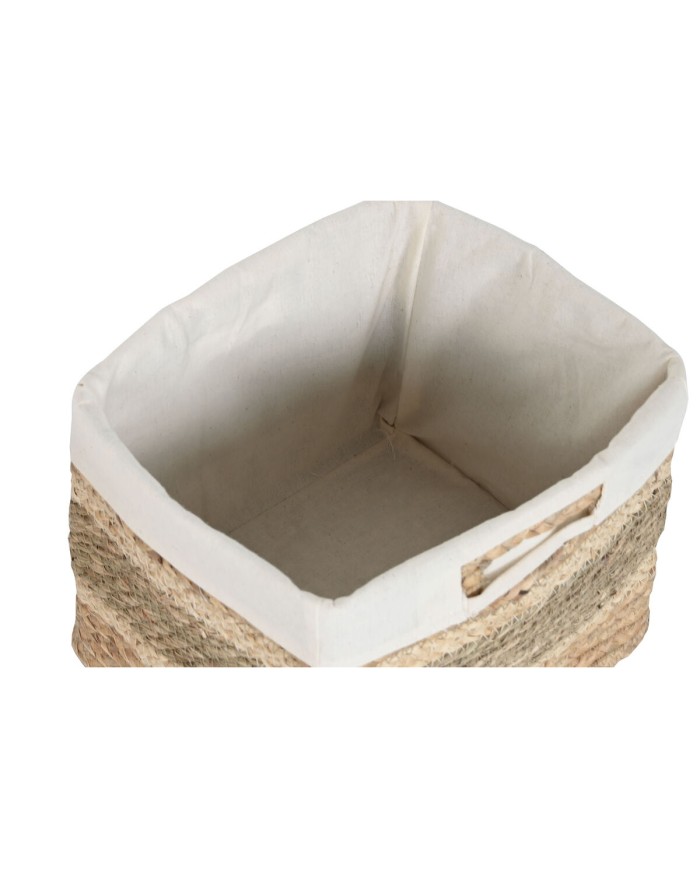 Set di Cestini Home ESPRIT Naturale Erba di mare Tropicale (3 Pezzi) Set di Cestini Home ESPRIT Naturale Erba di mare Tropicale (3 Pezzi)