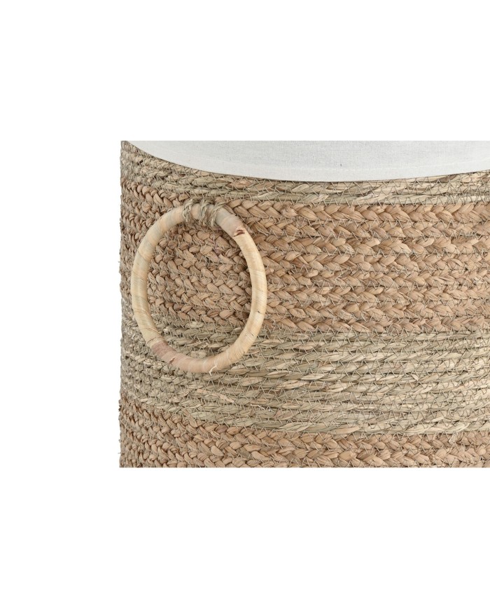 Set di Cestini Home ESPRIT Crema Naturale Erba di mare Tropicale (2 Pezzi) Set di Cestini Home ESPRIT Crema Naturale Erba di mare Tropicale (2 Pezzi)