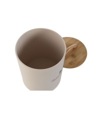 Contenitore per alimenti per animali domestici Home ESPRIT Beige Naturale 2,5 L Contenitore per alimenti per animali domestici Home ESPRIT Beige Naturale 2,5 L