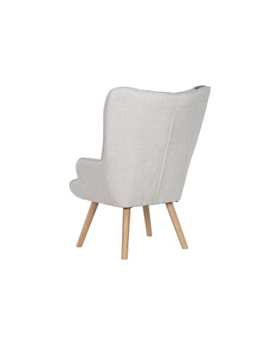 Poltrona Home ESPRIT Poliestere Metallo Legno MDF 68 X 78 X 95 cm