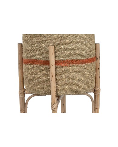 Set di vasi da fiori Home ESPRIT Naturale Juta Legno di mango 26 X 26 X 67 cm (2 Pezzi) Set di vasi da fiori Home ESPRIT Naturale Juta Legno di mango 26 X 26 X 67 cm (2 Pezzi)