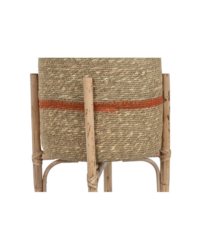 Set di vasi da fiori Home ESPRIT Naturale Juta Legno di mango 26 X 26 X 67 cm (2 Pezzi) Set di vasi da fiori Home ESPRIT Naturale Juta Legno di mango 26 X 26 X 67 cm (2 Pezzi)