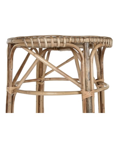 Tavolo aggiuntivo Home ESPRIT Naturale 59 X 59 X 108 cm