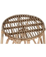 Sgabello Home ESPRIT Naturale vimini 50 X 50 X 86 cm Sgabello Home ESPRIT Naturale vimini 50 X 50 X 86 cm
