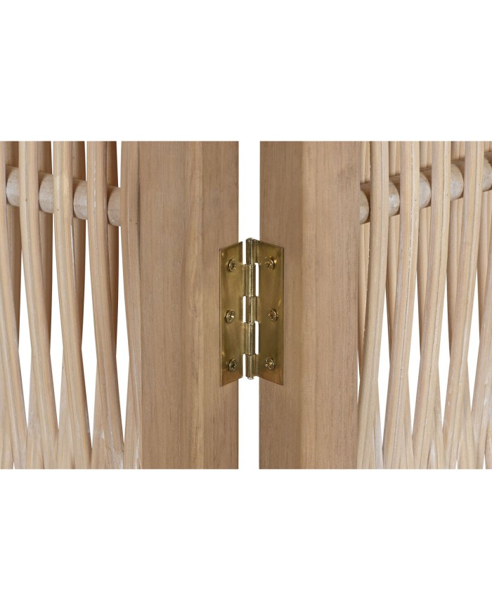 Paravento Home ESPRIT Marrone Abete 138 X 3,5 X 186 cm