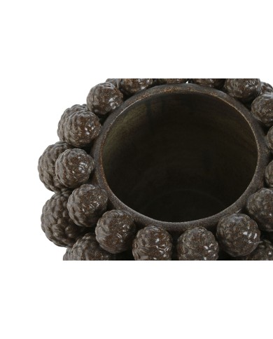 Vaso Home ESPRIT Marrone Gres Ananas 30 x 30 x 20 cm Vaso Home ESPRIT Marrone Gres Ananas 30 x 30 x 20 cm
