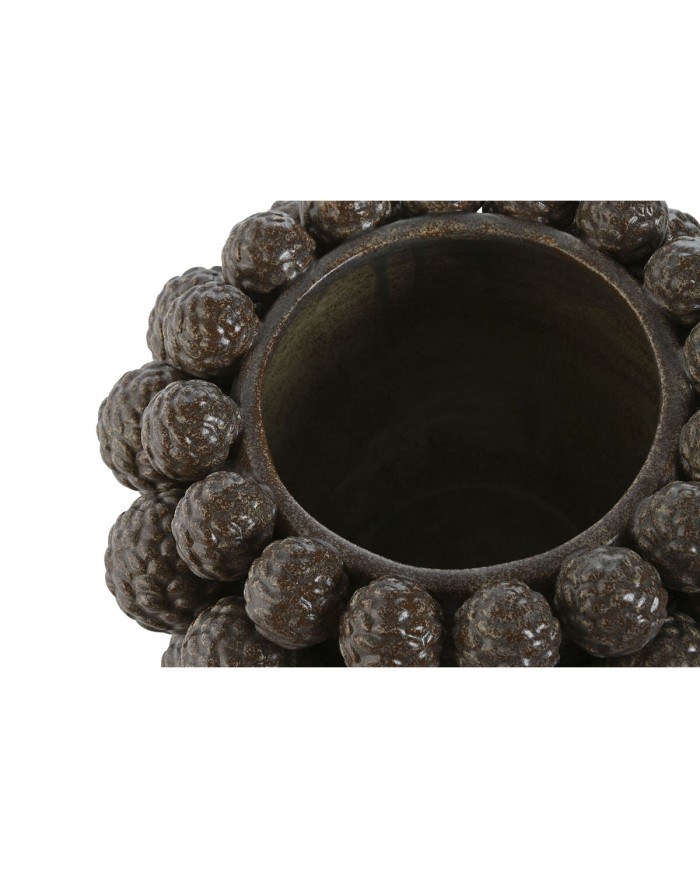 Vaso Home ESPRIT Marrone Gres Ananas 30 x 30 x 20 cm Vaso Home ESPRIT Marrone Gres Ananas 30 x 30 x 20 cm