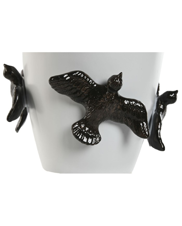 Vaso Home ESPRIT Bianco Nero Gres Moderno 27 X 27 X 29,5 cm Vaso Home ESPRIT Bianco Nero Gres Moderno 27 X 27 X 29,5 cm