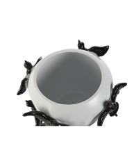 Vaso Home ESPRIT Bianco Nero Gres Moderno 29 X 29 X 21,5 cm Vaso Home ESPRIT Bianco Nero Gres Moderno 29 X 29 X 21,5 cm