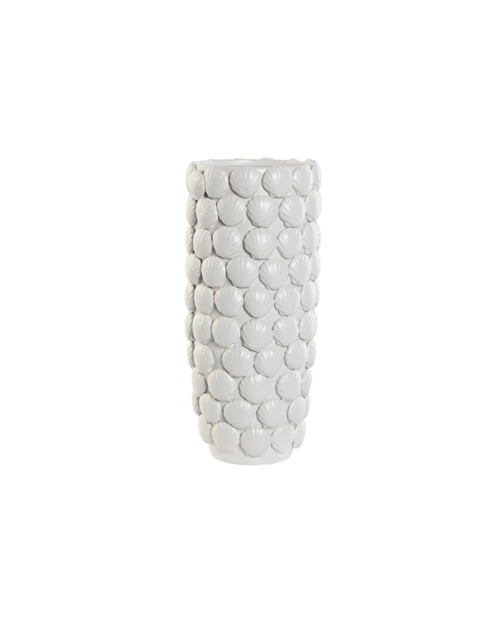 Vaso Home ESPRIT Bianco Gres Mediterraneo 15,5 X 15,5 X 33,5 cm Vaso Home ESPRIT Bianco Gres Mediterraneo 15,5 X 15,5 X 33,5 cm