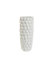 Vaso Home ESPRIT Bianco Gres Mediterraneo 16,5 x 16,5 x 38,5 cm Vaso Home ESPRIT Bianco Gres Mediterraneo 16,5 x 16,5 x 38,5 cm