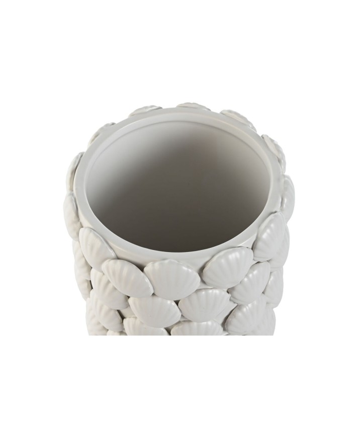Vaso Home ESPRIT Bianco Gres Mediterraneo 15,5 X 15,5 X 33,5 cm Vaso Home ESPRIT Bianco Gres Mediterraneo 15,5 X 15,5 X 33,5 cm