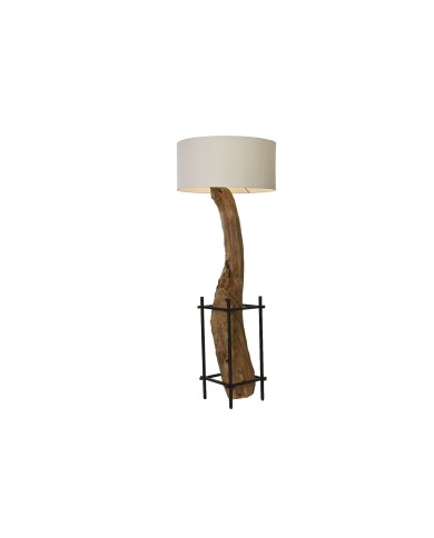 Lampadario Home ESPRIT Ferro teak 65 x 65 x 50 cm