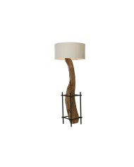 Lampadario Home ESPRIT Ferro teak 65 x 65 x 50 cm Lampadario Home ESPRIT Ferro teak 65 x 65 x 50 cm