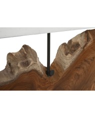 Lampada da tavolo Home ESPRIT Ferro teak 60 X 20 X 55 cm