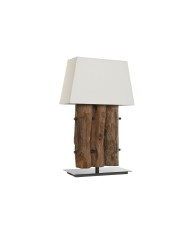 Lampada da tavolo Home ESPRIT Ferro teak 40 X 20 X 80 cm
