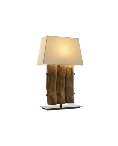 Lampada da tavolo Home ESPRIT Ferro teak 40 X 20 X 80 cm