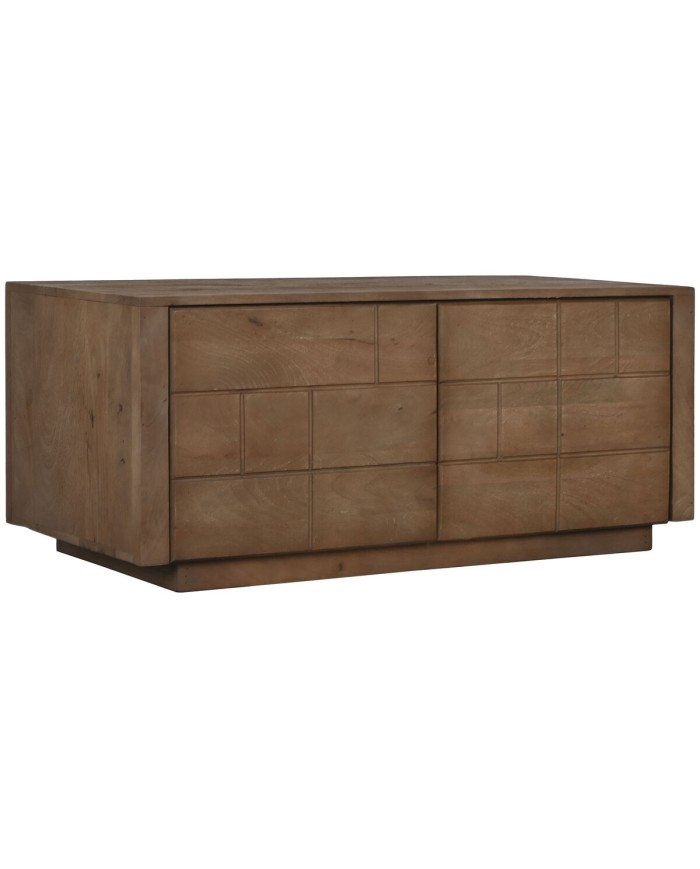 Tavolino da Caffè Home ESPRIT Naturale 110 X 50 X 46 cm Tavolino da Caffè Home ESPRIT Naturale 110 X 50 X 46 cm