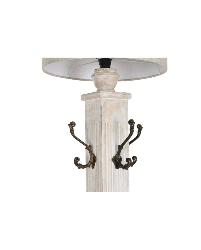 Lampada da Terra Home ESPRIT Bianco 220 V 42 X 42 X 200 cm