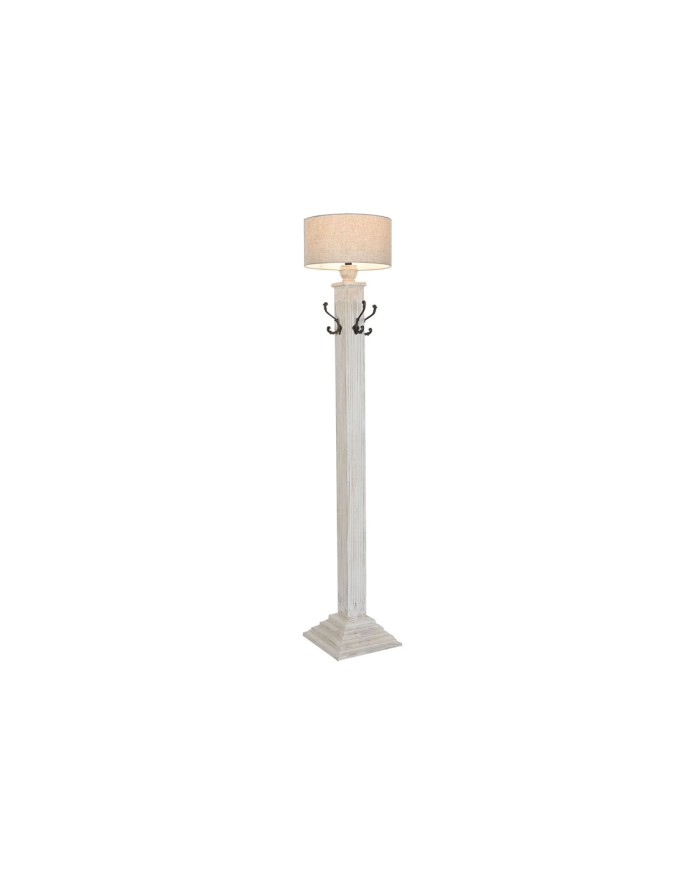 Lampada da Terra Home ESPRIT Bianco 220 V 42 X 42 X 200 cm