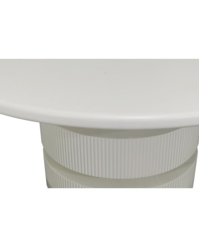 Tavolo da Pranzo Home ESPRIT Bianco Legno di abete Legno MDF 120 X 120 X 80 cm