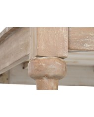 Tavolo da Pranzo Home ESPRIT Bianco teak 195 X 97 X 77 cm Tavolo da Pranzo Home ESPRIT Bianco teak 195 X 97 X 77 cm