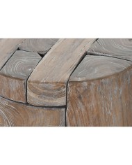 Tavolo aggiuntivo Home ESPRIT Naturale 40 x 40 x 45 cm