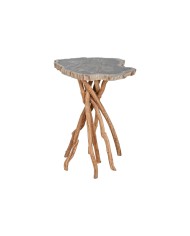 Tavolo aggiuntivo Home ESPRIT Naturale 30 x 30 x 45 cm