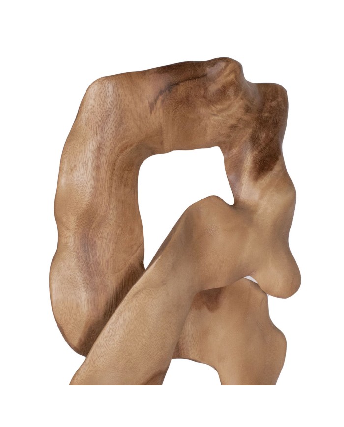 Statua Decorativa Home ESPRIT Nero Naturale 44 X 26 X 93 cm Statua Decorativa Home ESPRIT Nero Naturale 44 X 26 X 93 cm