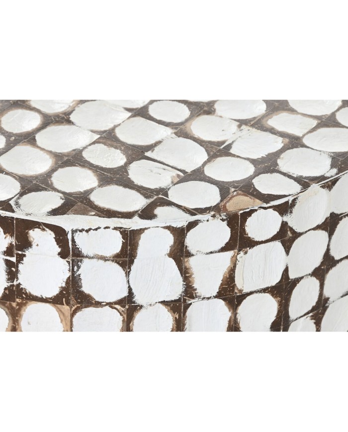 Tavolo aggiuntivo Home ESPRIT Bianco 40 x 40 x 42 cm