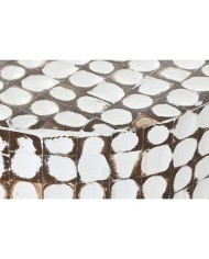 Tavolo aggiuntivo Home ESPRIT Bianco 40 x 40 x 42 cm