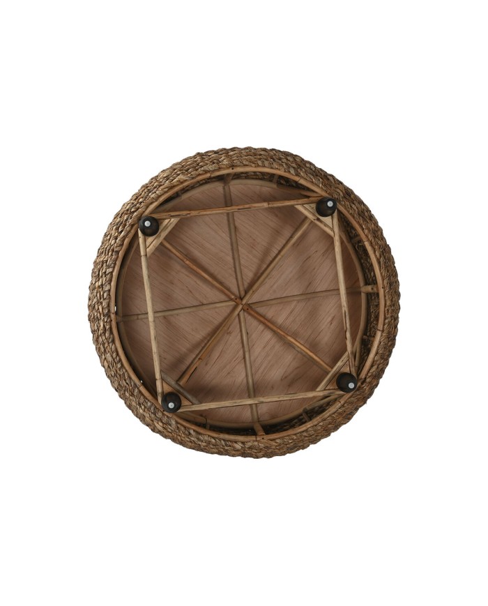 Tavolino da Caffè Home ESPRIT Naturale 119 X 119 X 46 cm Tavolino da Caffè Home ESPRIT Naturale 119 X 119 X 46 cm