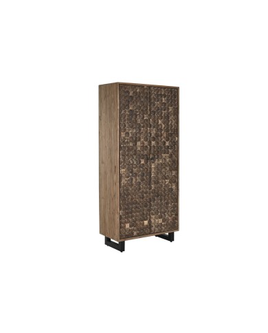 Armadio Home ESPRIT teak Fibra di cocco 85 X 40 X 185 cm