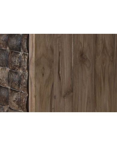Armadio Home ESPRIT teak Fibra di cocco 85 X 40 X 185 cm