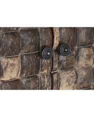 Armadio Home ESPRIT teak Fibra di cocco 85 X 40 X 185 cm