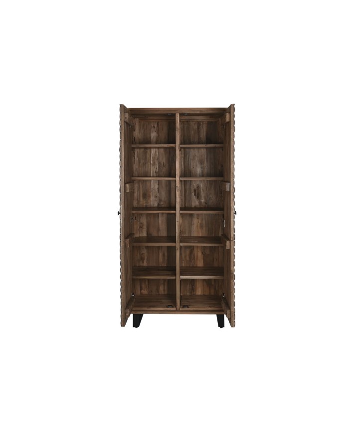 Armadio Home ESPRIT teak Fibra di cocco 85 X 40 X 185 cm