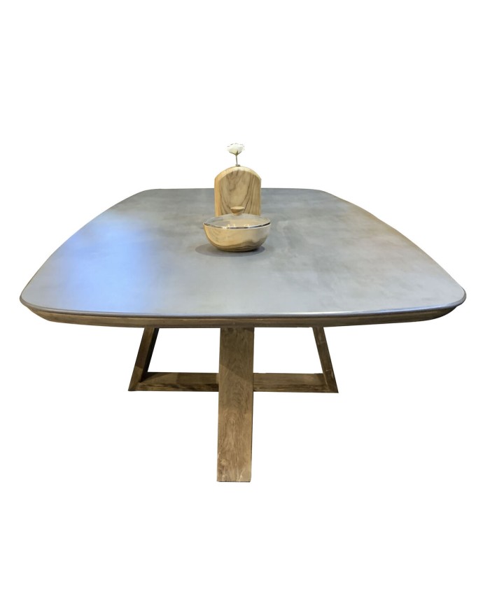 Tavolo da Pranzo Home ESPRIT Ceramica teak 240 X 120 X 78 cm